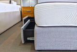 Oswin Upholstered Drawer Storage Base with Sorrento Headboard