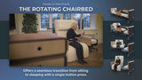 Rotating ChairBed Change - Hi-Lo Adjustable Bed