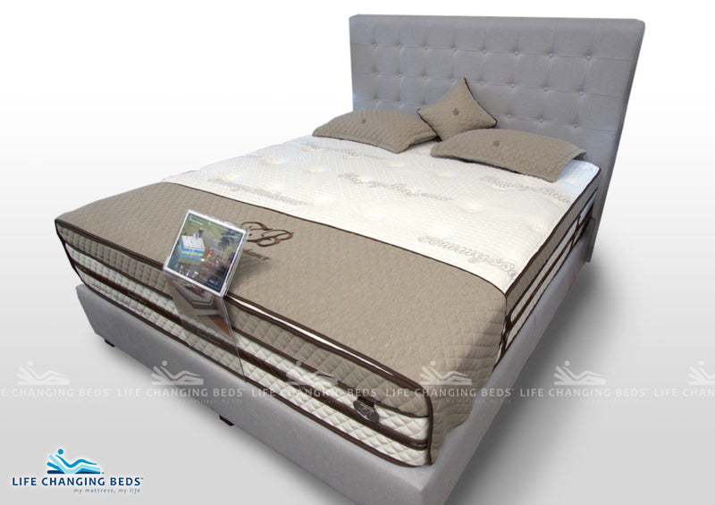 King Size Bailey Headboard and Power Base Surround. Customisable model