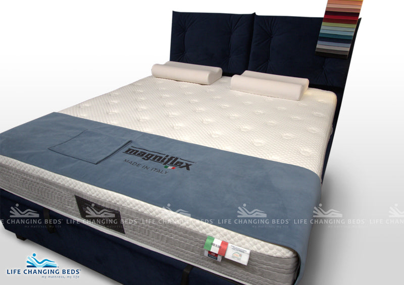 King Size Made Pillow Top Gas-lift Storage Bed. Customisable model